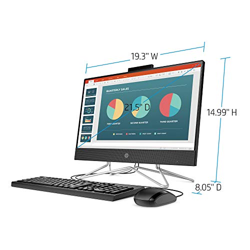 HP 22-DF All-in-One PC with Full HD Touch Screen