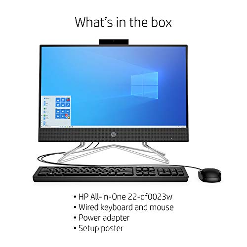 HP 22-DF All-in-One PC with Full HD Touch Screen