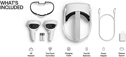 Oculus Quest 2 VR 256GB Bundle for Christmas Entertainments