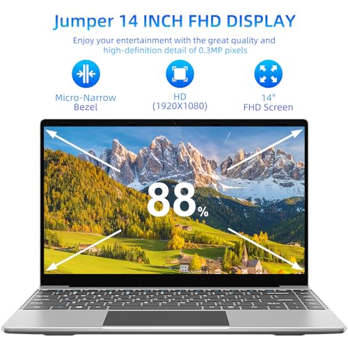 14" Jumper Laptop with Intel Celeron J4105 CPU