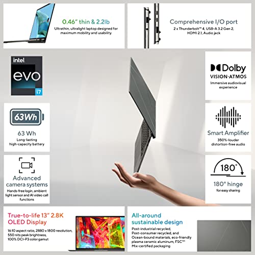 ASUS Zenbook S 13 OLED Ultra Laptop, Windows 11