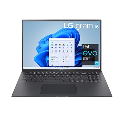 LG gram 16Z90P 16" Ultra-Lightweight Laptop Windows 11 Black