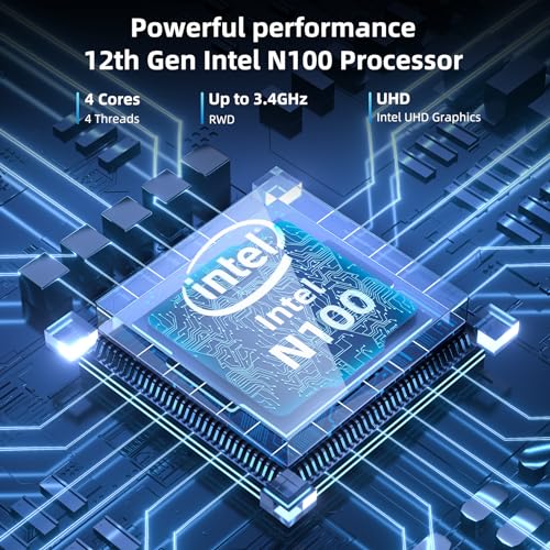 16-inch Alder Lake-N100 Laptop with Quad-Core CPU