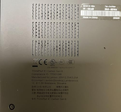 Lenovo 2022 ThinkPad X1 Carbon, 14" FHD, i7-10610U