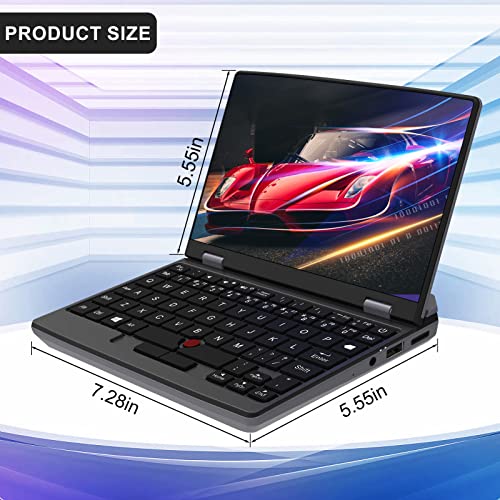 7" Mini Gaming Laptop: Intel Celeron, Touchscreen, 12GB RAM
