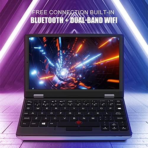 7" Mini Gaming Laptop: Intel Celeron, Touchscreen, 12GB RAM