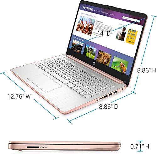 HP Stream 14" HD Thin WiFi Laptop, Windows 11