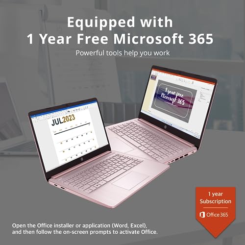 HP 2022 Stream 14" HD Laptop, Pink, Win 11