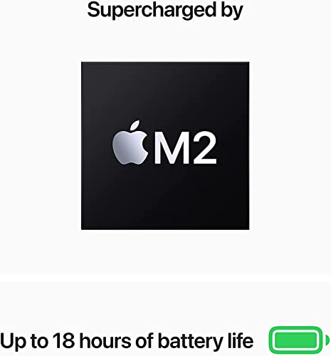 Apple M2 MacBook Air Laptop 13.6" Midnight Blue