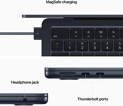 Apple M2 MacBook Air Laptop 13.6" Midnight Blue