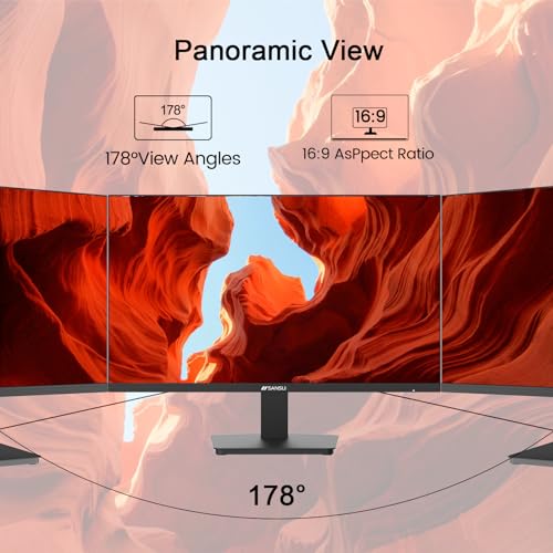 SANSUI 24" Ultra-Slim FHD Monitor with VESA