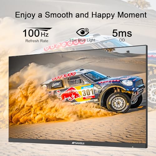 SANSUI 24" Ultra-Slim FHD Monitor with VESA