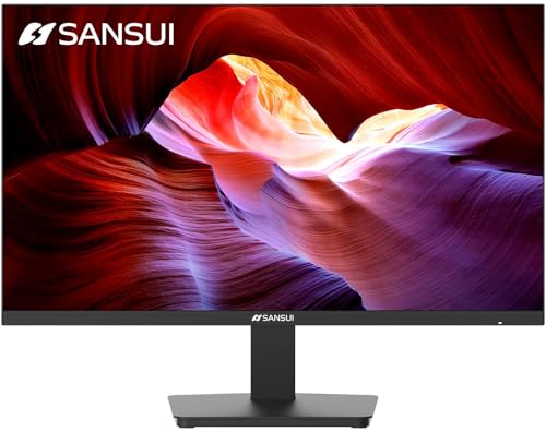 SANSUI 24" Ultra-Slim FHD Monitor with VESA