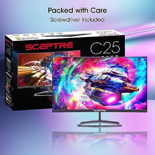 Sceptre 24.5" Curved Gaming Monitor 240Hz 1080p DisplayPort HDMI
