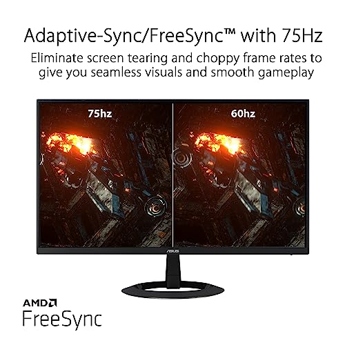ASUS 22" Full HD Eye Care Monitor - IPS, 75Hz, 1ms, HDMI/VGA