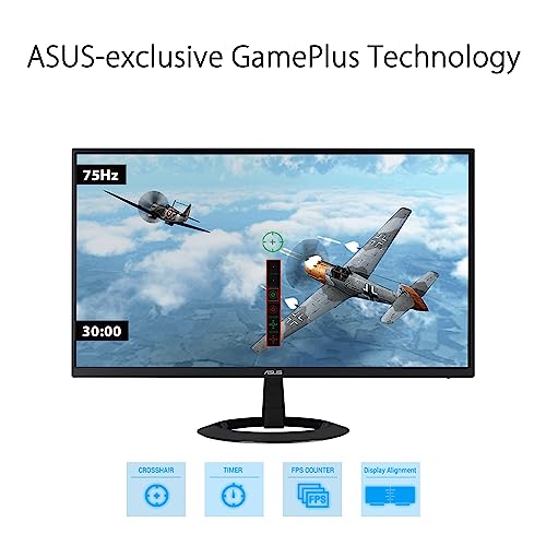 ASUS 22" Full HD Eye Care Monitor - IPS, 75Hz, 1ms, HDMI/VGA