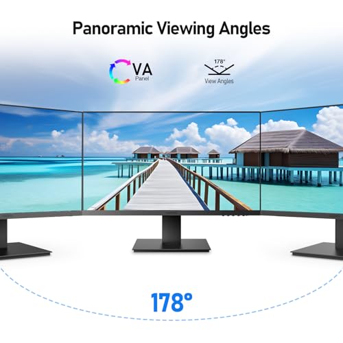 KOORUI 24" Gaming Monitor FHD 100Hz, Built-in Speakers