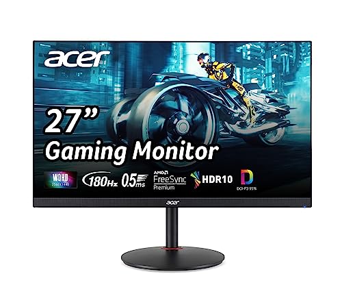 Acer Nitro 27" WQHD Gaming IPS Monitor, 180Hz