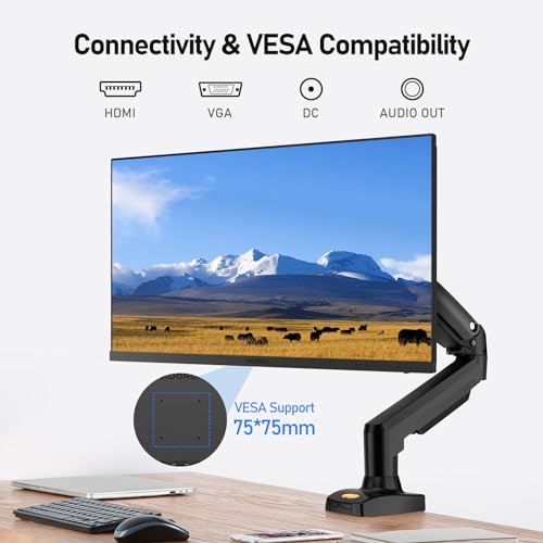 KOORUI 24" Gaming Monitor FHD 100Hz, Built-in Speakers