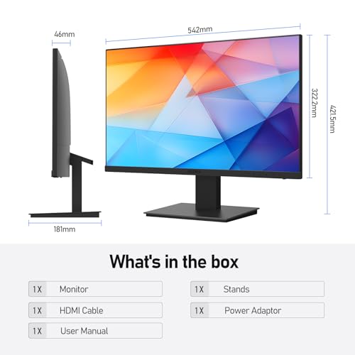 KOORUI 24" Gaming Monitor FHD 100Hz, Built-in Speakers