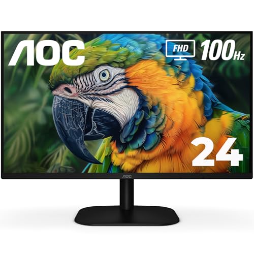 AOC 24" Frameless IPS Monitor, FHD 100Hz, HDMI/VGA