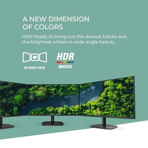 AOC 24" Frameless IPS Monitor, FHD 100Hz, HDMI/VGA