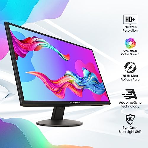 Sceptre 20" 1600x900 75Hz Ultra Thin LED Monitor