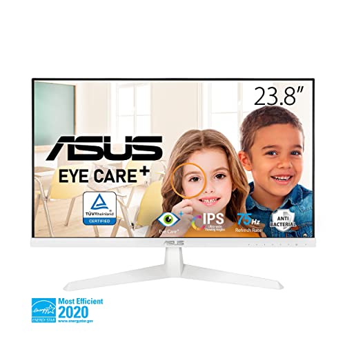 ASUS 23.8” 1080P Monitor - White, Full HD