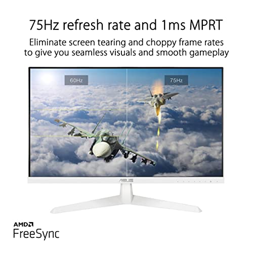 ASUS 23.8” 1080P Monitor - White, Full HD