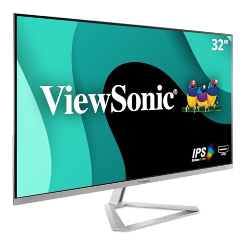 ViewSonic 32" 1080p IPS Monitor with Ultra-Thin Bezels