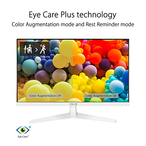 ASUS 23.8” 1080P Monitor - White, Full HD