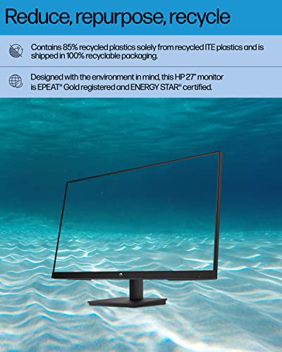 HP 27h Full HD IPS Monitor - 75Hz Refresh