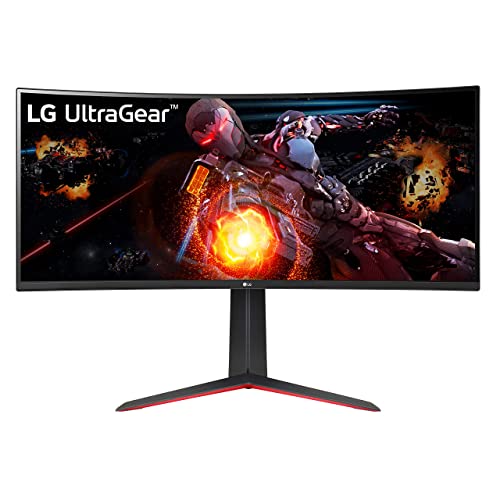 LG UltraGear 34" Curved Gaming Monitor, QHD VA, HDR 10, FreeSync Premium