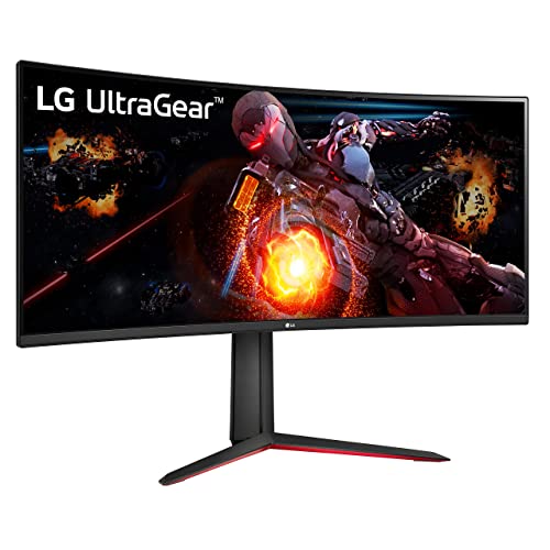 LG UltraGear 34" Curved Gaming Monitor, QHD VA, HDR 10, FreeSync Premium