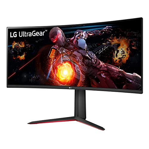 LG UltraGear 34" Curved Gaming Monitor, QHD VA, HDR 10, FreeSync Premium