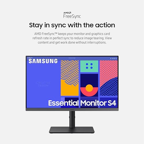 27-Inch Samsung Business Essential Computer Monitor, IPS Panel