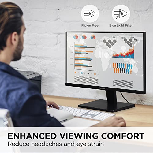 ViewSonic VS2447M 24" 1080p Monitor for Gaming/Home Office