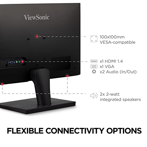 ViewSonic VS2447M 24" 1080p Monitor for Gaming/Home Office