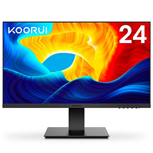 KOORUI 24" FHD 75Hz Monitor with HDMI/VGA/VESA