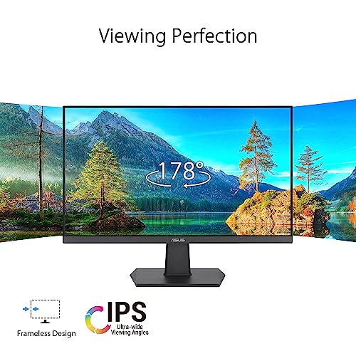 ASUS 27" 1080P IPS Monitor for Working/Gaming, 100Hz