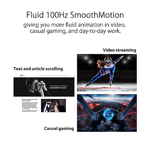ASUS 27" 1080P IPS Monitor for Working/Gaming, 100Hz