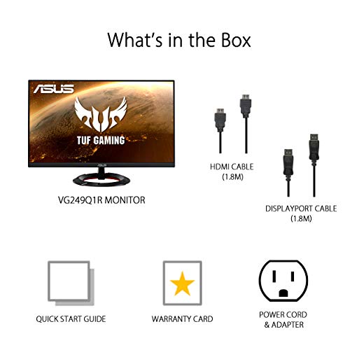 ASUS TUF Gaming 23.8” Full HD Monitor (VG249Q1R)
