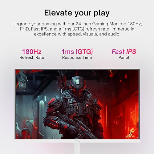 Pixio PX248 Prime V2 White 24-Inch Gaming Monitor