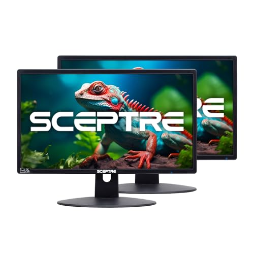 2 Pack - 20" FHD 1600x900 Computer Monitors