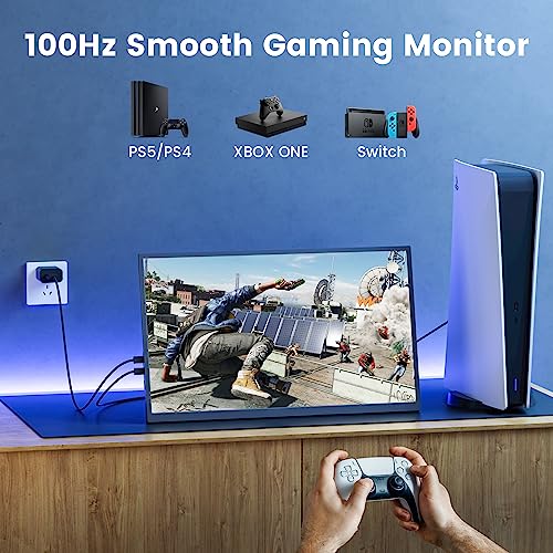 Lasitu Portable 18.5" 100Hz FHD Monitor with HDR
