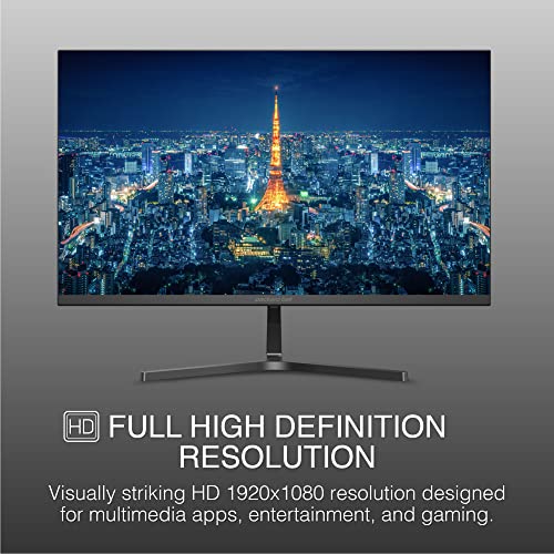 Packard Bell 21" FHD Monitor, Ultrawide, VESA, HDMI/VGA, Gaming