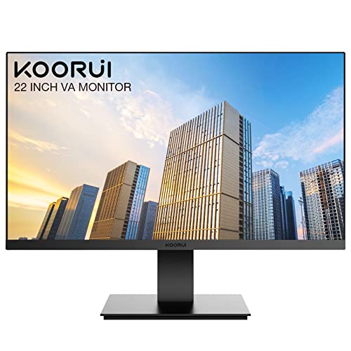 KOORUI 22" FHD 1080P Ultra Thin Bezel Monitor
