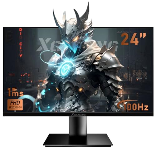 24" FHD Wireless PC Monitor with FreeSync, VESA Black