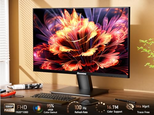 24" FHD Wireless PC Monitor with FreeSync, VESA Black