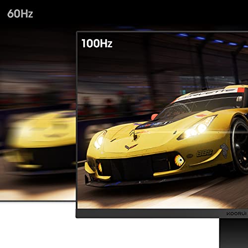 KOORUI 21.5" Gaming Monitor FHD 1080P 100HZ VA